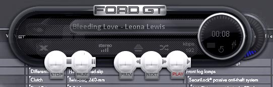 Ford GT Dashboard